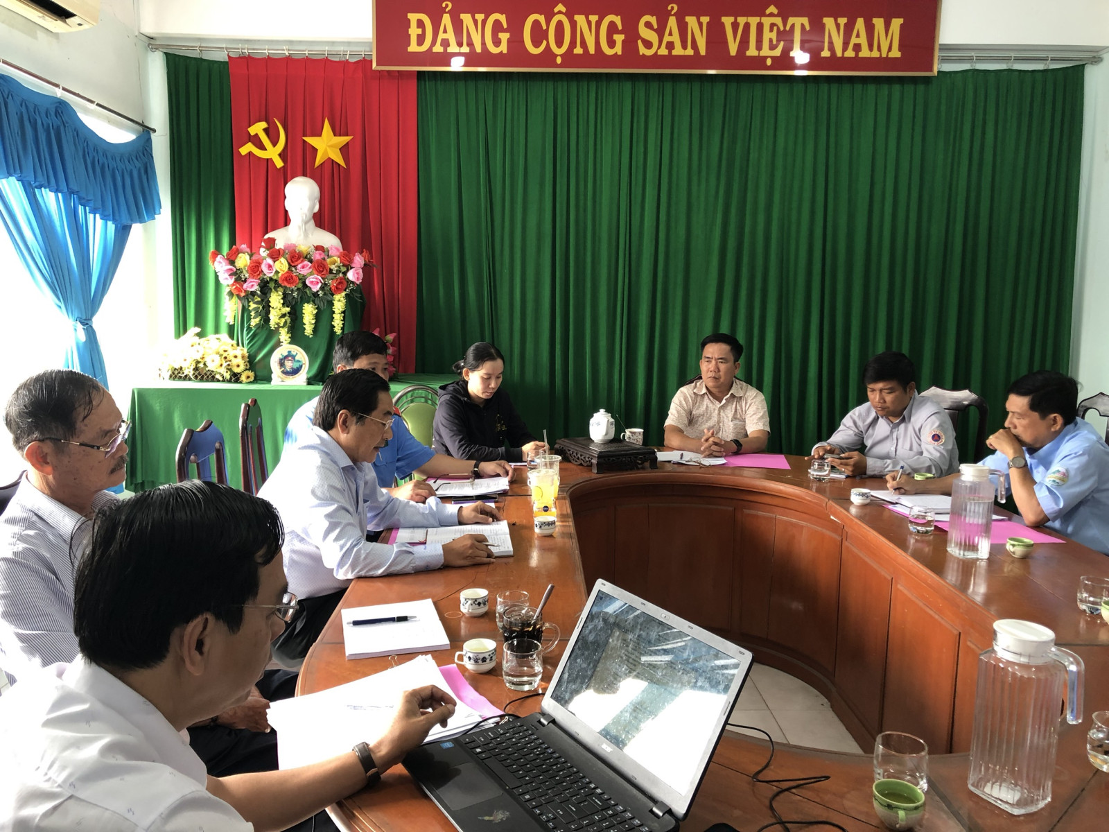 TIẾP ĐOÀN KIỂM TRA KẾ HOẠCH PHỤC VỤ TẾT NGUYÊN ĐÁN NĂM 2023 TẠI BẾN XE KHÁCH CHÂU ĐỐC